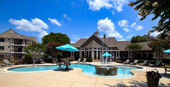 Beautiful resort-style pool in Fort Worth, TX located at The Legends at Eagle Mountain Lake - Photo Gallery 3
