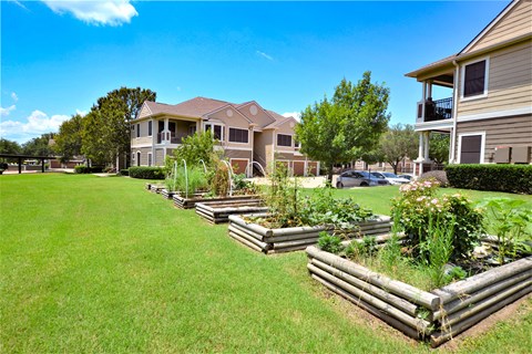 Community garden. at The Legends at Eagle Mountain Lake, Fort Worth, Texas
