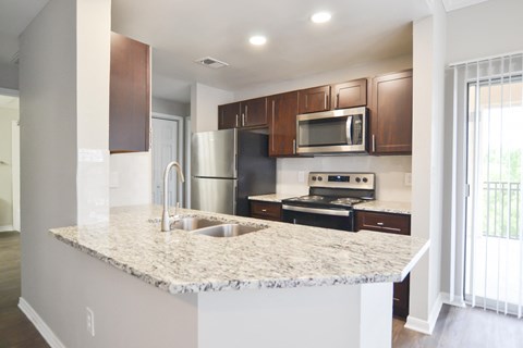 Beautiful upgraded kitchen  at The Legends at Eagle Mountain Lake, Texas, 76179