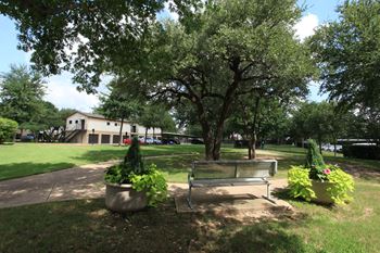 Backyard at Artisan Apartments & Shops, Austin, TX 78729