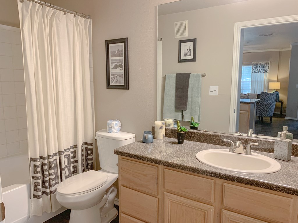 Soaking Tubs and Ample Bathroom Storage Space