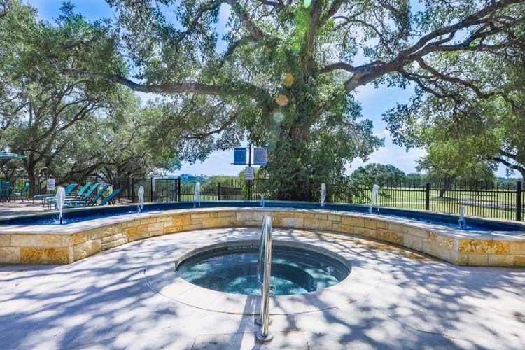 Serene Heated Spa at TalaVera Apartments, Texas