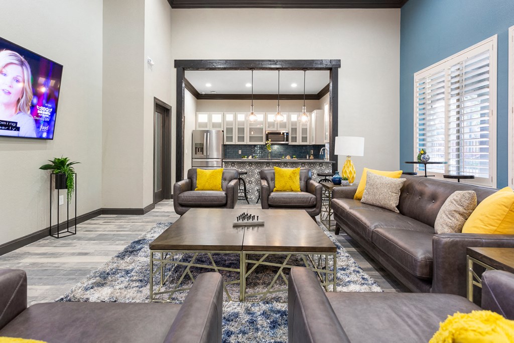Community Clubhouse at Sonterra Apartment Homes, Austin, Texas