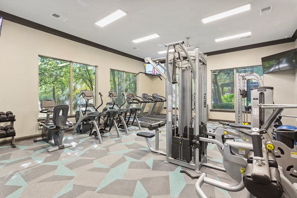 Two Level Fitness Center at Sonterra Apartment Homes, Austin, 78726