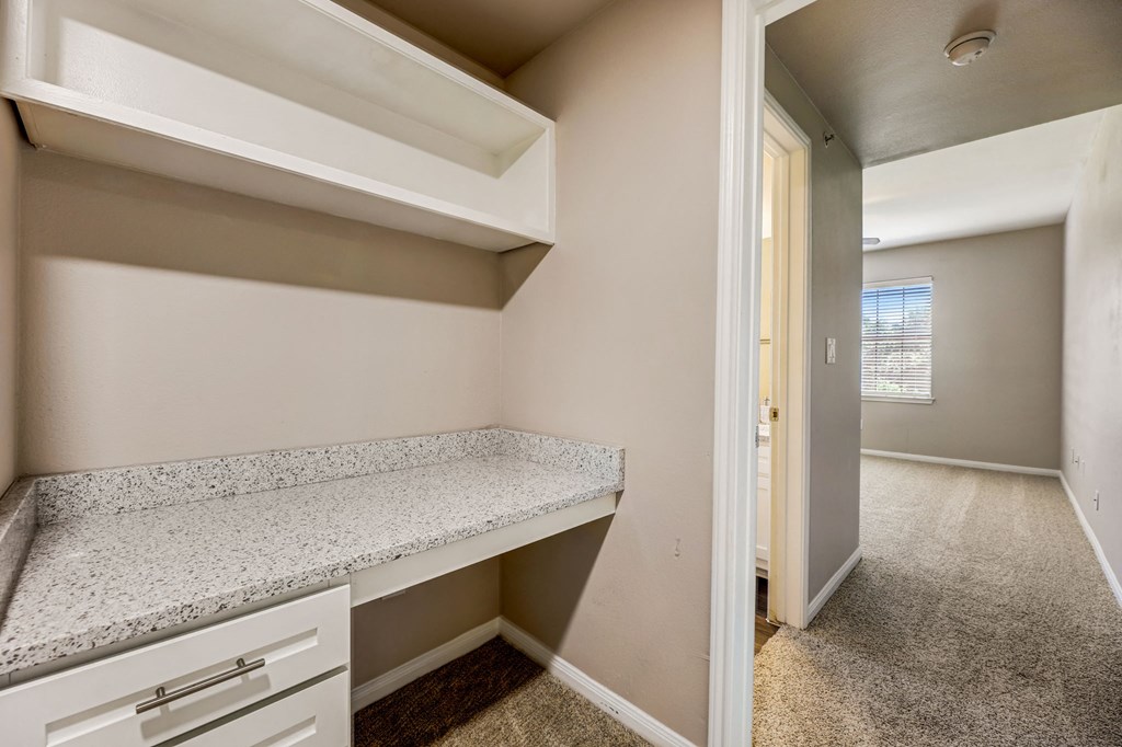 an empty utility room at Ventana Oaks Apartments, Austin, Texas