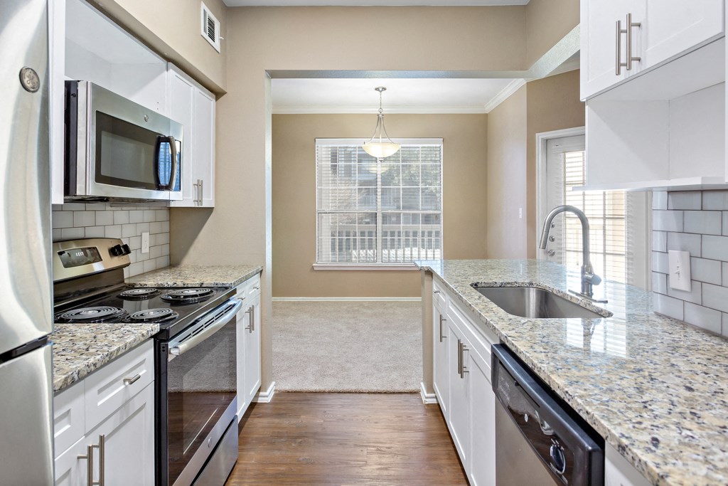 Modern Kitchen With White Cabinet  at Stone Oak @ Parmer, Austin, 78727