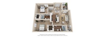 Juniper 2bed 2bath 1040sqft at Stone Oak @ Parmer, Austin, 78727