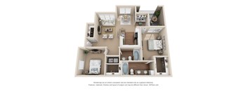 Maple 2bed 2bath 1119sqft at Stone Oak @ Parmer, Austin, TX