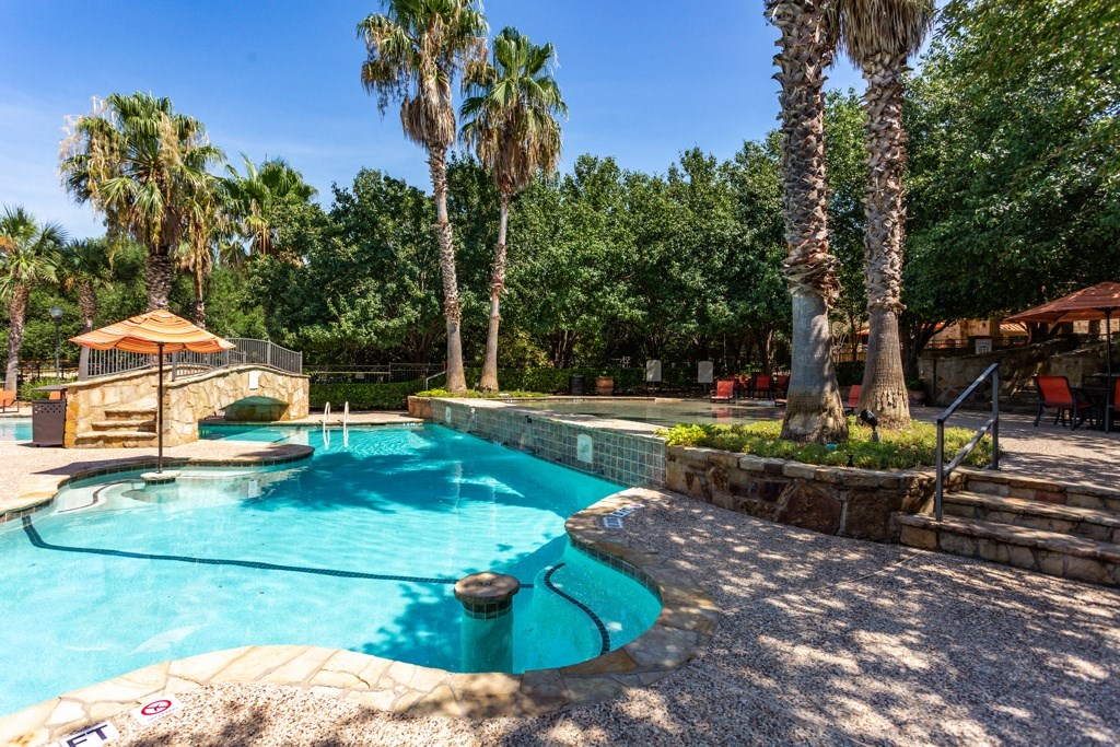 take a dip in the resort style pool at The Verandah, Austin, 78726