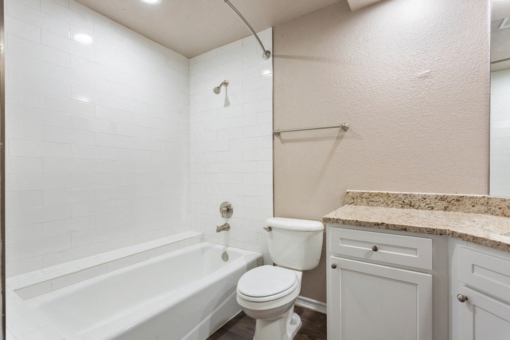 Well Lit, Updated Bathrooms at Waters Edge Apartment Homes, Georgetown, Texas