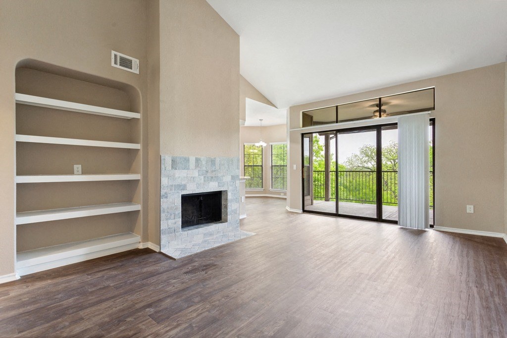 Fireplaces & Built In Bookcases at Waters Edge Apartment Homes, Texas, 78626