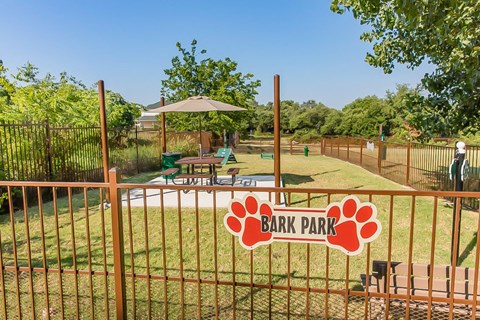 Dog park. at The Legends at Eagle Mountain Lake, Texas