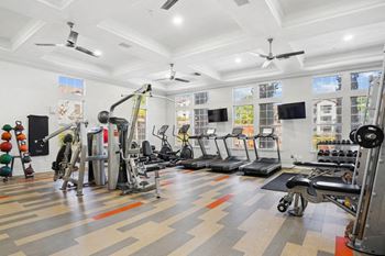 Fitness Center at La Ventura Apartments, Texas