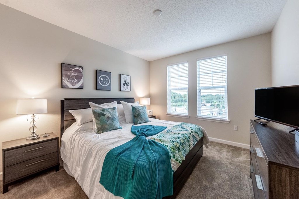 Gorgeous Bedroom Gorgeous Bedroom at The Oasis at 301 Luxury Apartment Homes, Riverview, FL, 33578