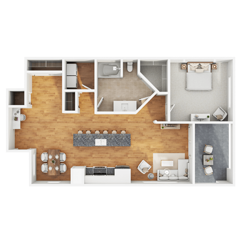 Floor Plan 1c1 at The Cantera by Picerne, Nevada