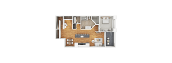 Floor Plan 1d1 at The Cantera by Picerne, Nevada 89139