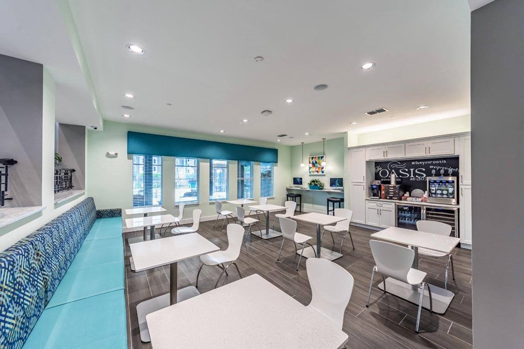 Coffee-Bar Coffee-Bar at The Oasis at 301 Luxury Apartment Homes, Riverview, FL, 33578