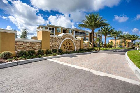 Main Entrance at The Oasis at Brandon, Florida