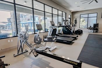 Fitness Center With Updated Equipment at Level 25 at The Curve by Picerne, Las Vegas