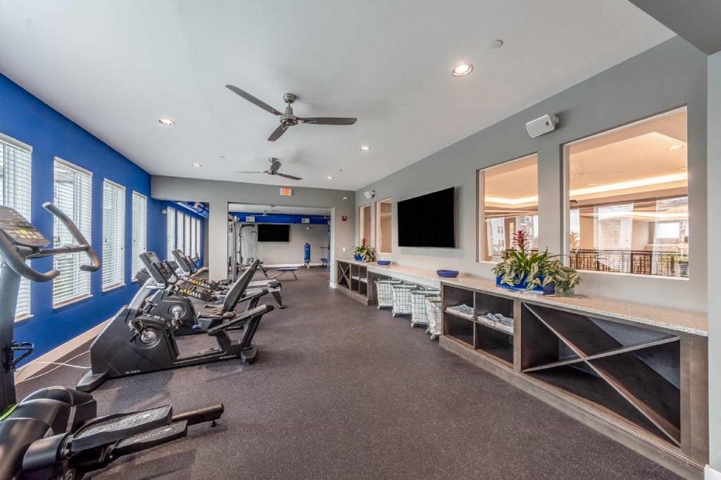 Workout-Room at The Oasis at 301, Riverview
