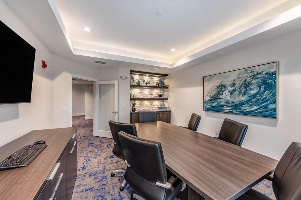 Conference-Room at The Oasis at 301 Luxury Apartment Homes, Riverview