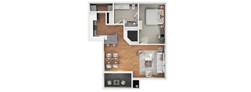 1 bed 1 bath at The Belmont by Picerne Apartments, Las Vegas