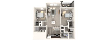 2 bed 2 bathSerenity - IV Floor Plan at The Oasis at Manatee River, Florida