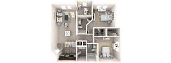 2 bed 2 bathOasis Floor Plan at The Oasis at Manatee River, Bradenton, FL