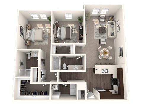 2 bed 2 bath C at The Oasis at 301 Apartments, Riverview, FL