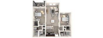 2 bed 2 bathSerenity Floor Plan at The Oasis at Manatee River, Bradenton