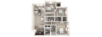 3 bed 2 bath Retreat Floor Plan at The Oasis at Manatee River, Bradenton, FL, 34211