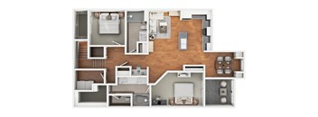 Floor Plan 2c2 at The Cantera by Picerne, Las Vegas, Nevada