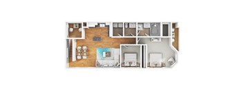 Floor Plan Loft at The Cantera by Picerne, Nevada 89139
