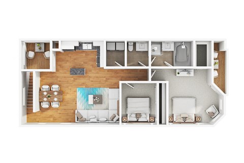 Floor Plan Loft at The Cantera by Picerne, Nevada 89139