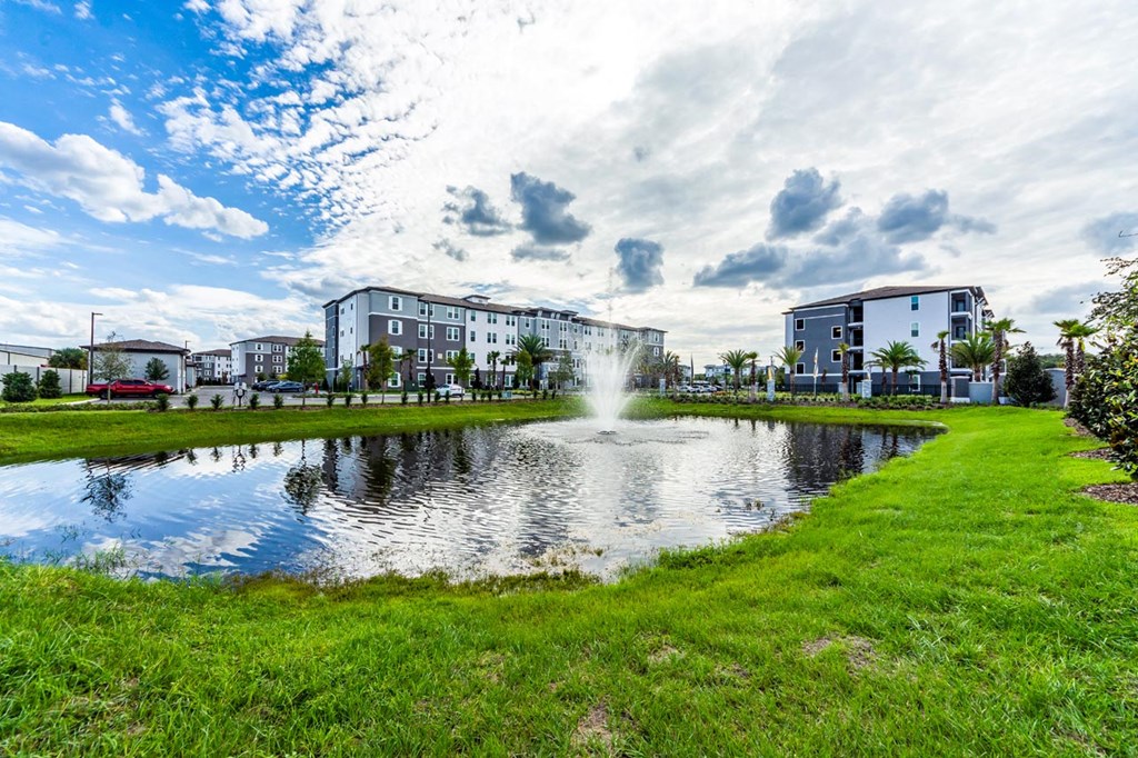 Entrance Lake at The Oasis at 301, Riverview, Florida
