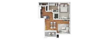 1 bed 1 bath A at The Fairways by Picerne Apartments, Las Vegas 89141