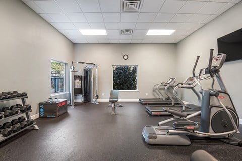 Get fit in our new fitness center at The Oasis at Wekiva, Florida