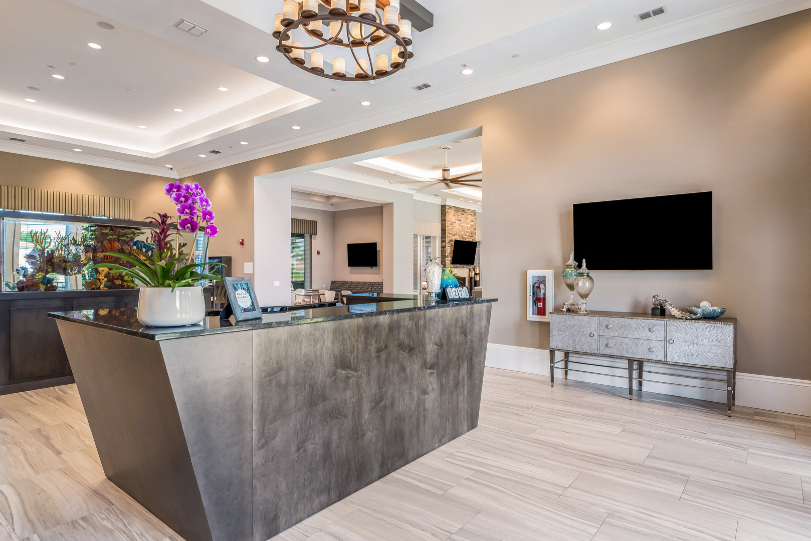 Front_Desk at The Oasis at Crosstown, Orlando, Florida