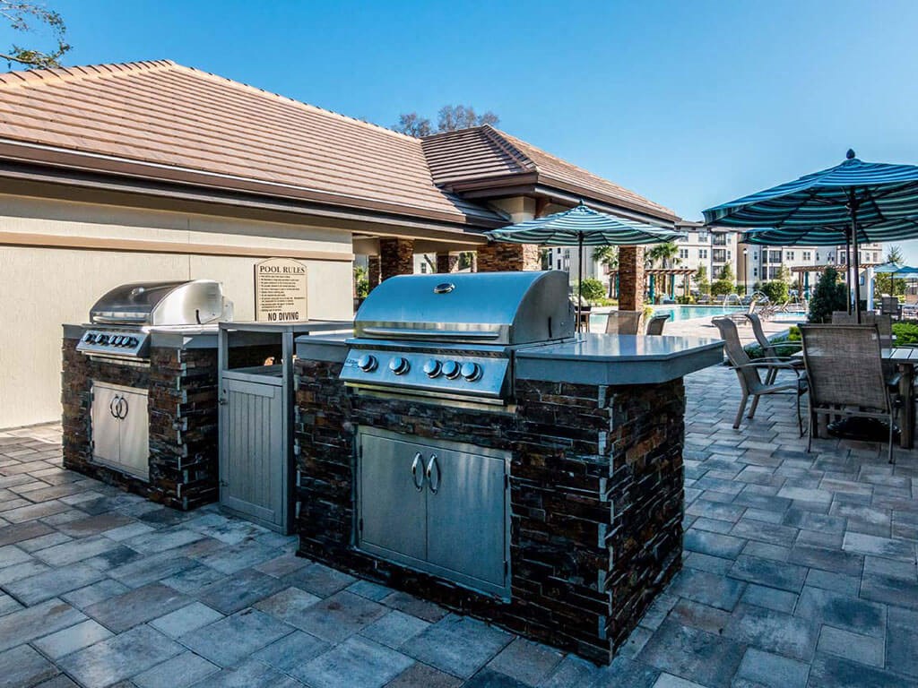 Picnic Grilling Area at The Oasis at Lake Bennet, Ocoee, FL, 34761