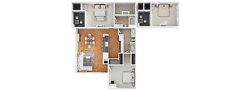 Haven Floor Plan at The Paramount by Picerne, Las Vegas, NV, 89123