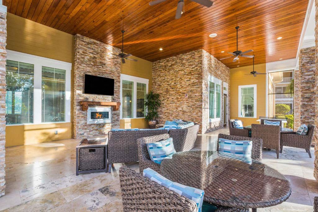 Screened in Lanai at The Oasis at Brandon, Riverview