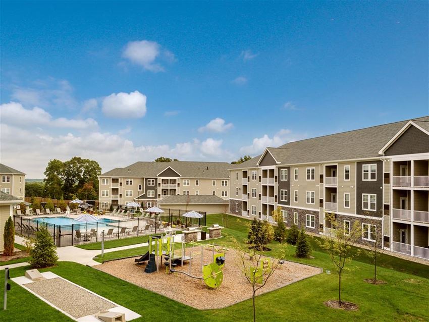 Aerial view Aerial view at The Oasis at Plainville, Massachusetts, 02762 - Photo Gallery