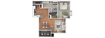 1 bed 1 bath B at The Belmont by Picerne Apartments, Nevada, 89183