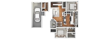 2 bed 2 bath C at The Fairways by Picerne Apartments, Las Vegas 89141