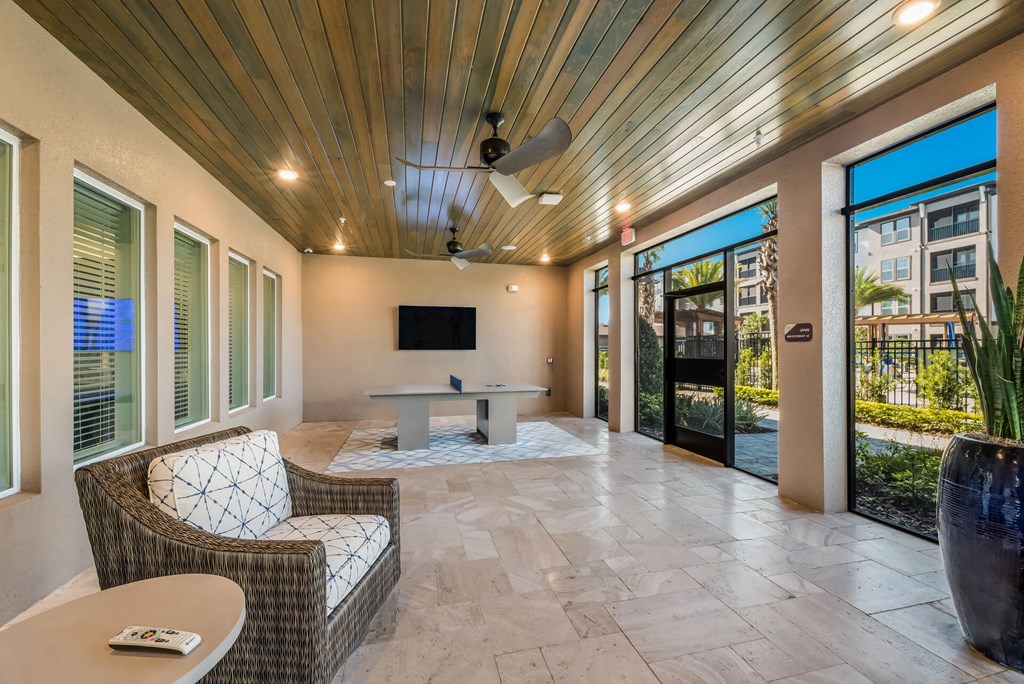 Outdoor Lounge at The Oasis at Moss Park Preserve, Florida, 32832