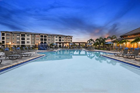 Pool View at The Oasis at Cypress Woods, Florida, 33966