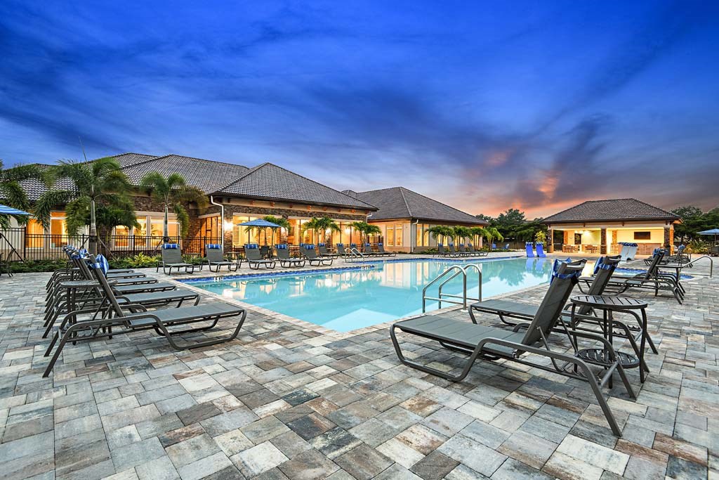Twilight Pool View at The Oasis at Cypress Woods, Fort Myers, 33966