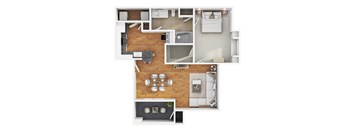 PAINTED DESERT Floor Plan at The Covington by Picerne, Las Vegas, NV, 89139