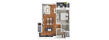A1 Floor Plan at The Passage by Picerne, Henderson
