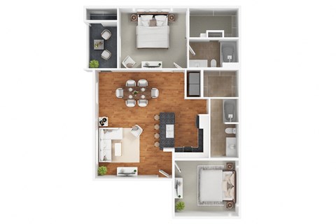 B2 Floor Plan at The Passage by Picerne, Nevada